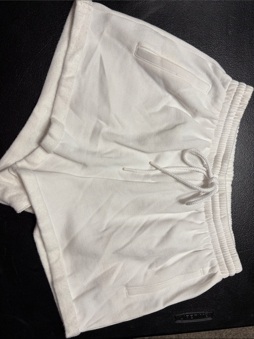 PINK Victoria's Secret White Athletic Lounge Shorts